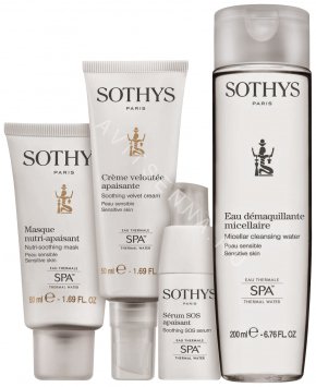 Уход для чувствительной кожи Sothys Sensitive Skins Professional Treatment 15 процедур