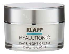 Klapp Hyaluronic Day &amp; Night Cream, 50 мл. Крем Гиалуроник День-Ночь.