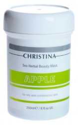 Christina Masks Sea Herbal Beauty Mask Green Apple, 250 мл. Яблочная маска для жирной и комбинированной кожи.