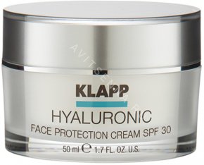 Klapp Hyaluronic Face Protection Cream SPF 30, 50 мл.