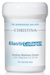 Christina Creams Elastin Collagen Azulene Cream, 250 мл. Увлажняющий азуленовый крем с коллагеном.