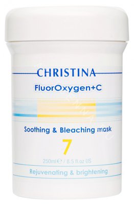 Christina Fluor Oxygen+C Soothing &amp; Bleaching Mask. Успокаивающая маска с осветляющим эффектом.
