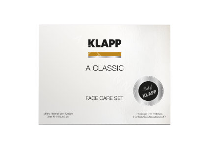 Набор для ухода за лицом Микроретинол + 2 патча для век Klapp A CLASSIC Face Care Set