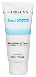 Christina Creams Elastin Collagen Azulene Moisture Cream, 60 мл. Увлажняющий азуленовый крем с коллагеном.