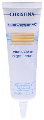 Christina Fluor Oxygen+C Vita C - Clear Night Serum. Ночная осветляющая сыворотка.