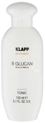 Klapp B-GLUCAN Tonic. Тоник для чувствительной кожи, 150 мл.