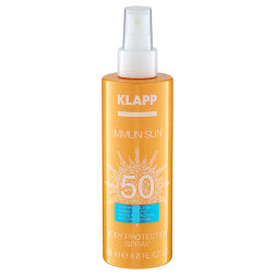 Klapp Body Protection Spray SPF 50, 200 мл. Солнцезащитный спрей для тела.
