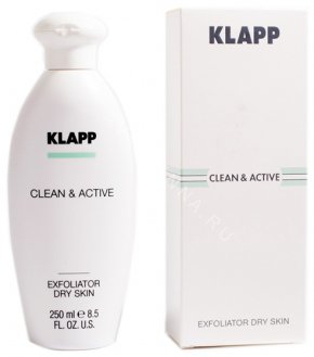 Эксфолиатор для сухой кожи Klapp Clean &amp; Active Exfoliator Dry Skin 250 мл