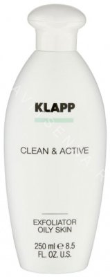 Эксфолиатор для жирной кожи Klapp Clean &amp; Active Exfoliator Oily Skin 250 мл
