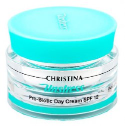 Christina Unstress Pro-Biotic Day Cream, SPF 12