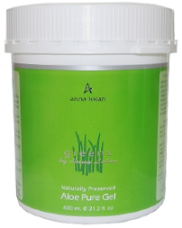 Гель алоэ-вера без консервантов Anna Lotan Greens Aloe Pure Natural Gel 600 мл
